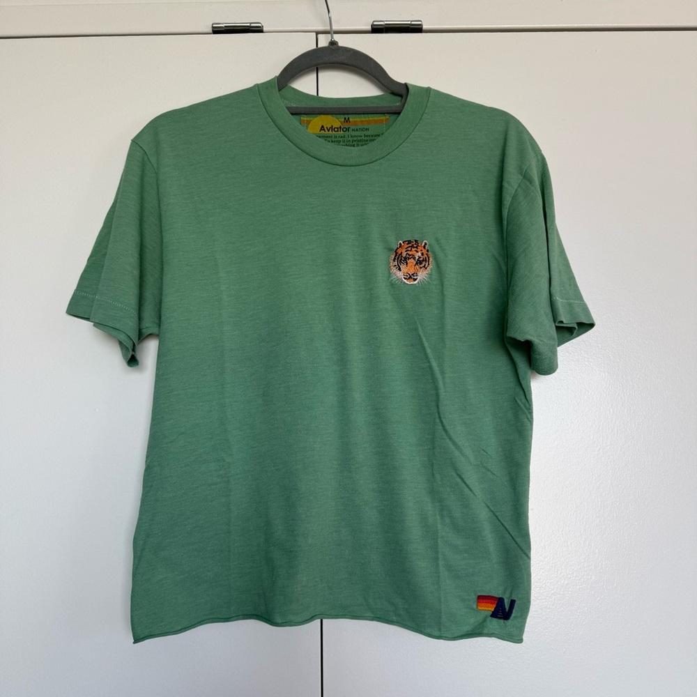 Green Women's Aviator Nation T-Shirt